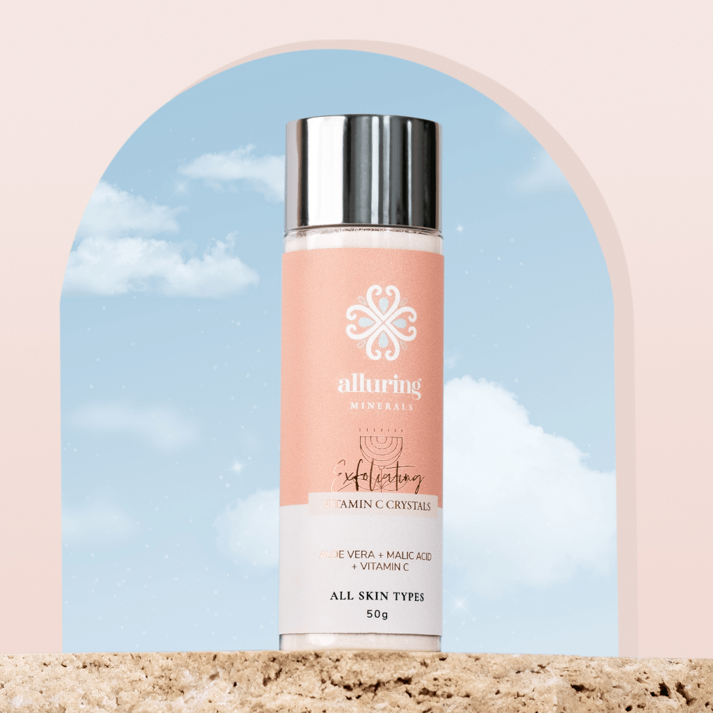 Exfoliating Vitamin C Crystals