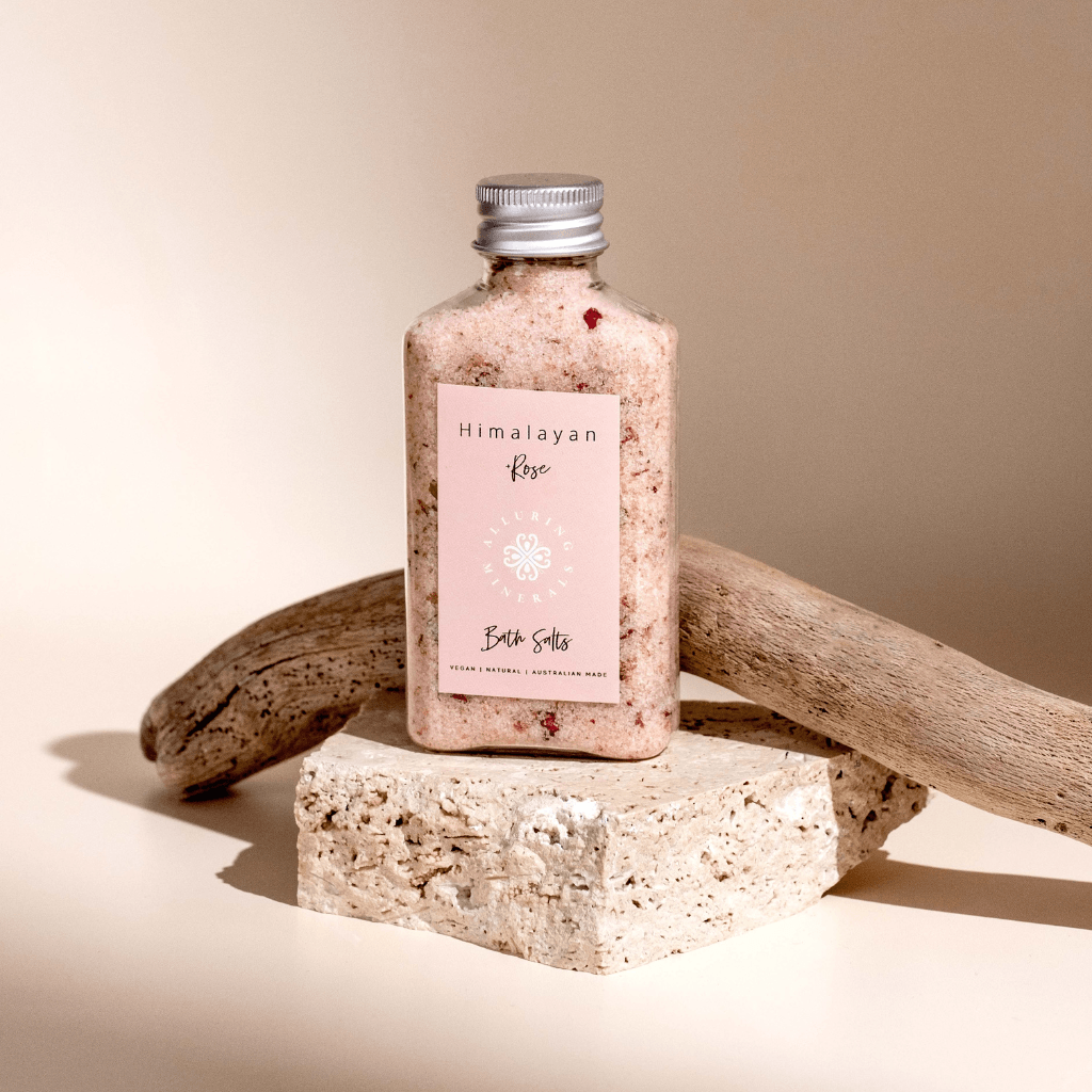 Himalayan Rose Bath Salts - Alluring Minerals