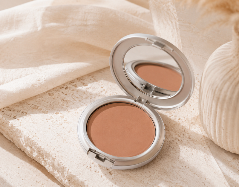Pressed mineral foundation