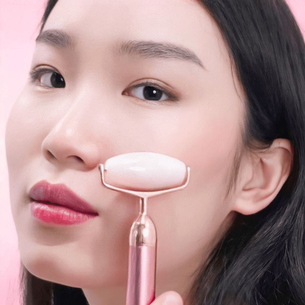 Vibrating Rose Quartz Roller